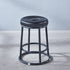 Modern Simplicity Leather Carbon Steel Cotton Metal Round Bar Stool Footrest For Kitchen