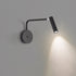 Modern Minimalist Cylindrical Rotatable Iron Aluminum LED Wall Sconce Lamp For Bedroom