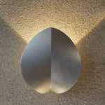 Contemporary Nordic Waterproof Aluminum Multishape Four-Leaf Clover Elliptical LED Wall Sconce Lamp For Outdoor Patio