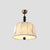 Traditional French Romantic Round Floral Fabric Wood Metal 1-Light Pendant Light For Bedroom