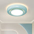 Modern Minimalist Round Iron Acrylic LED Flush Mount Ceiling Light For Bedroom
