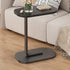 Modern Minimalist Rectangular PVC Artificial Panel End Table For Living Room