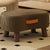 Contemporary Creative Round Velvet Upholstered Portable Footstool Low Stool For Living Room