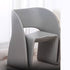 Modern Minimalist U-Shape PE Plastic Chair Backrest For Living Room