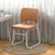 Modern Minimalist Square PU Leather Stackable Desk Chair Backrest For Home Office