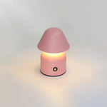 Contemporary Creative Mushroom Iron Acrylic LED Table Lamp For Bedroom