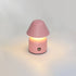 Contemporary Creative Mushroom Iron Acrylic LED Table Lamp For Bedroom