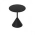 Modern Minimalist Round Cone Base Iron Coffee Table For Living Room