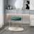 Modern Minimalist Round Fabric Acrylic Vanity Stool Backrest For Bedroom