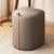 Contemporary Nordic Leather Cylinder Vanity Stool For Bedroom