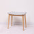 Modern Minimalist Rectangular Soft Leather Wood Vanity Stool For Bedroom