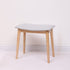 Modern Minimalist Rectangular Soft Leather Wood Vanity Stool For Bedroom