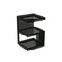 Modern Minimalist Acrylic Geometric Square End Table 3-Tier For Living Room