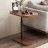 Modern Minimalist Rectangular Faux Panel Iron Liftable End Table For Living Room