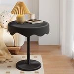 Contemporary Creative Round Ice Cream Shape PP Plastic Carbon Steel End Table For Living Room