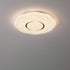 Modern Minimalist Cream Round Petal Iron Acrylic LED Flush Mount Ceiling Light For Bedroom