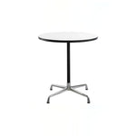 Modern Simplicity Round HDF Carbon Steel Dining Table For 2 Seats