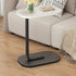 Modern Minimalist Rectangular PVC Artificial Panel End Table For Living Room