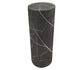 Contemporary Luxury Round Natural Marble End Table 1-Tier For Living Room