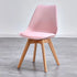 Modern Minimalist Tulip Shape PP Wood Chair Backrest For Living Room