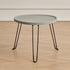 Modern Minimalist Round PP Carbon Steel Metal Coffee Table Foldable For Living Room