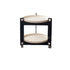 Contemporary Creative Round PET Acrylic End Table 2-Tier For Living Room