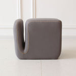 Modern Simplicity Fabric Wood Sponge Cube Vanity Stool Backless For Bedroom