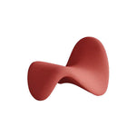 Contemporary Scandinavian Tongue Curved Fiberglass Rebound Foam Accent Chair Backrest For Living Room