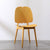 Contemporary Scandinavian Plastic Steel Metal Square Dining Chair Backrest For Dining Room