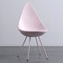 Contemporary Creative Water Drop Shape Plastic Dining Chair Backrest For Dining Room