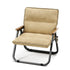 Traditional Rustic Suede Cotton Fabric Steel Square Foldable Chair Backrest For Outdoor
