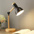 Modern Minimalist Macaron Round Horn Wood Iron 1-Light Table Lamp For Bedroom