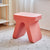 Modern Minimalist Rectangular PE Plastic Low Stool For Living Room