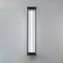 Modern Minimalist Waterproof Rectangular Stainless Steel Acrylic LED Wall Sconce Lamp For Outdoor Patio