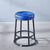 Modern Simplicity Leather Carbon Steel Cotton Metal Round Bar Stool Footrest For Kitchen