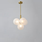 Contemporary Creative Orb Grape Iron Glass 1/5/13 Light Chandelier For Living Room