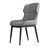 Modern Simplicity Square Cushion Artificial PU Leather Carbon Steel Dining Chair Backrest For Dining Room