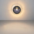 Contemporary Creative Starry Sky Moon Resin Astronaut Round LED Wall Sconce Lamp For Living Room