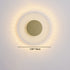 Contemporary Nordic Iron Acrylic Round LED Wall Sconce Lamp For Bedroom