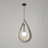 Contemporary Creative Teardrop Orb Iron Resin 1-Light Pendant Light For Dining Room