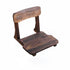 Traditional Japanese Square Paulownia Wood Cotton Linen Chair Tatami Backrest For Entertainment Room