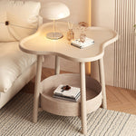 Contemporary Creative Floral Clover Iron End Table Storage Basket For Living Room