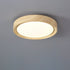 Contemporary Simplicity Round Wood Grain Acrylic LED Flush Mount Ceiling Light For Bedroom