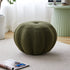 Contemporary Creative Pumpkin Wood Velvet Fabric Chair For Living Room