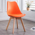 Modern Minimalist Tulip Shape PP Wood Chair Backrest For Living Room