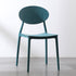 Contemporary Nordic Square Plastic Chair Backrest Armless For Living Room