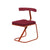 Contemporary Scandinavian Square Cushion Leather Velvet Iron Dining Chair Backrest For Dining Room