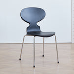 Modern Minimalist Square PVC Metal Chair Four Legs Backrest For Living Room