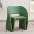 Modern Minimalist U-Shape PE Plastic Chair Backrest For Living Room