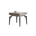 Modern Luxury Clover Round Pandora Slate Stainless Steel Side Table 4-Leg For Living Room